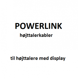Powerlink-kabel til højttalere med display Powerlink-kabel til højttalere med display