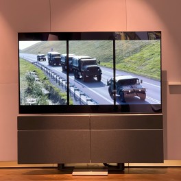 Beovision Harmony 65" Grey Melangé Stof på gulvstand