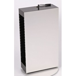 Stand for BeoSound system. Front in aluminum or black Stand for BeoSound system. Front in aluminum or black